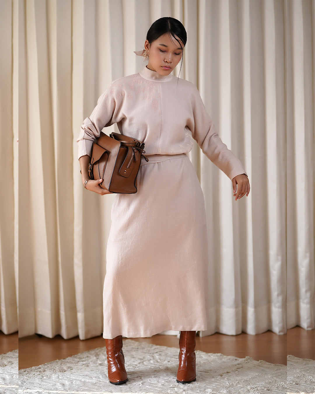 Printed Backless Kimono Dress – Saahra