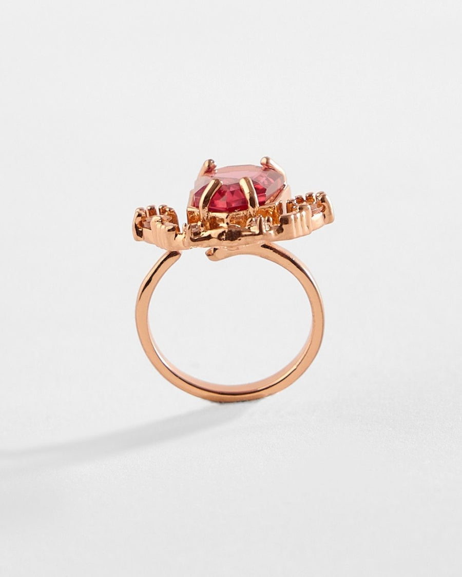 The Faena Gemstone Ring in Vintage Rose