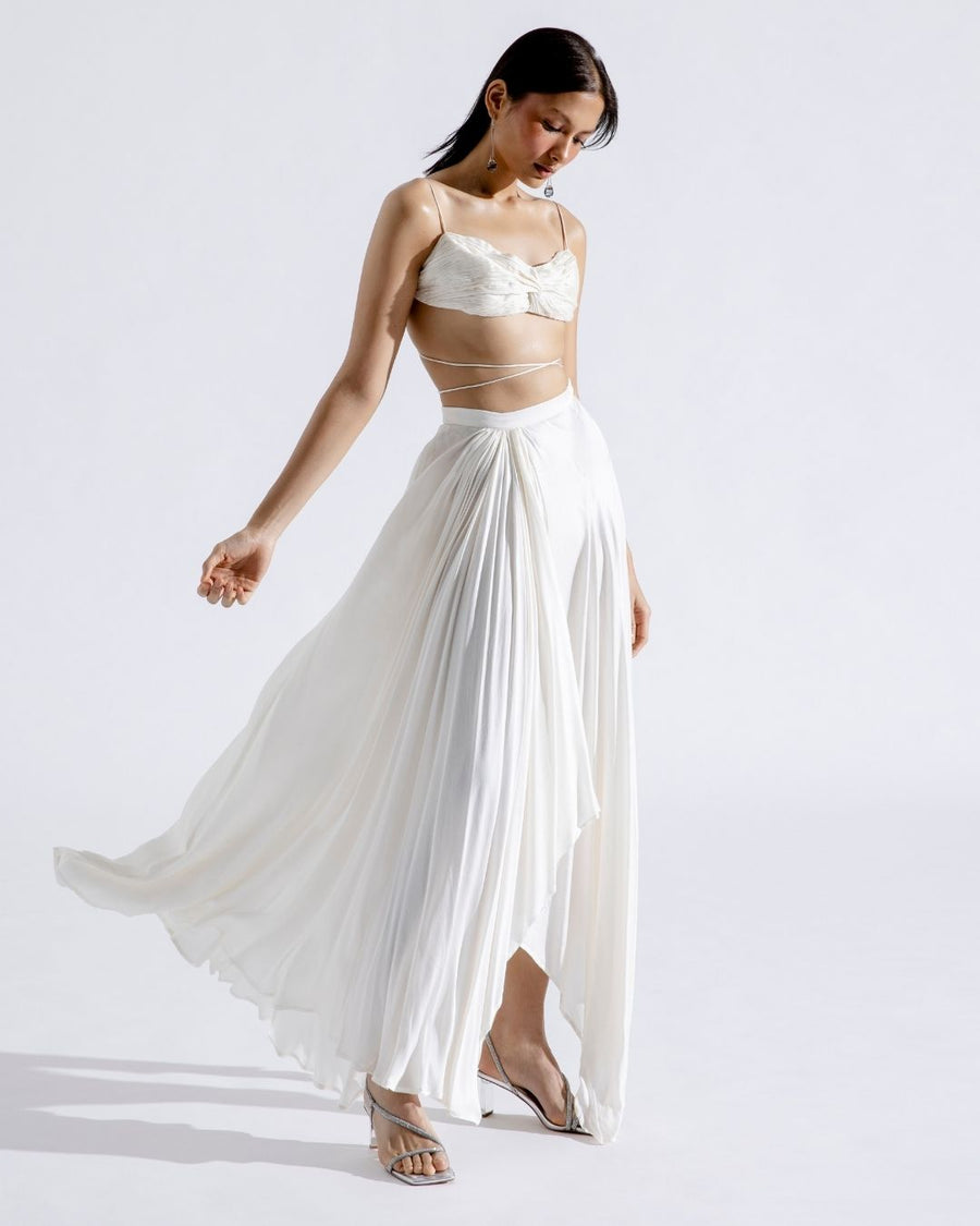 Dove Draped Skirt