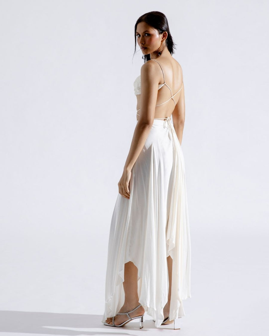 Dove Draped Skirt