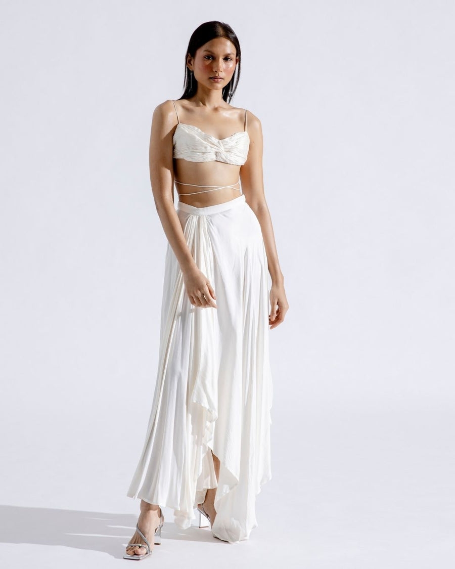 Dove Draped Skirt