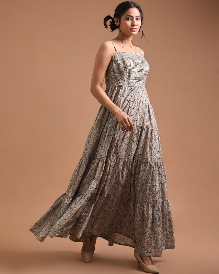 Eco-Glam Cascade Dress