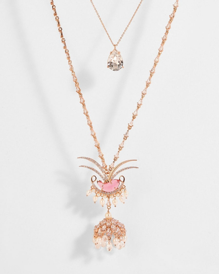 Le Palm Fish Layered Necklace