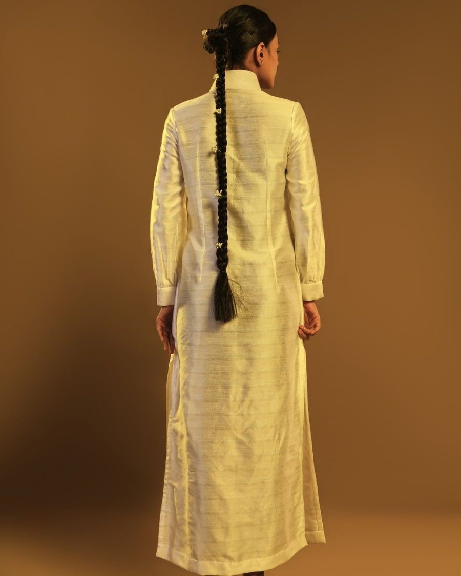Front Open long Dress
