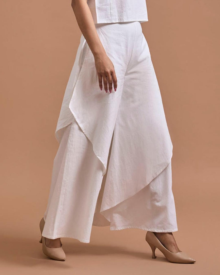 Khadi Drape Layered Pants