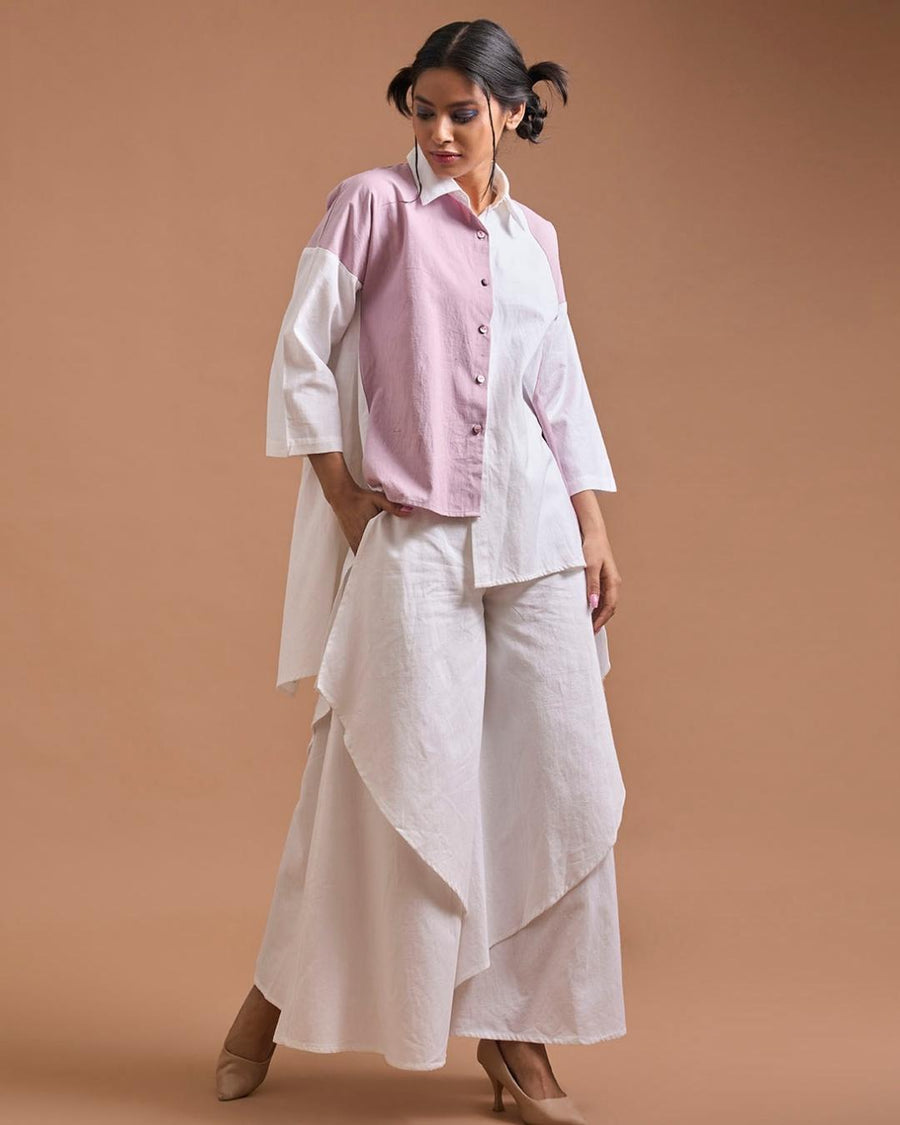 Khadi Drape Layered Pants