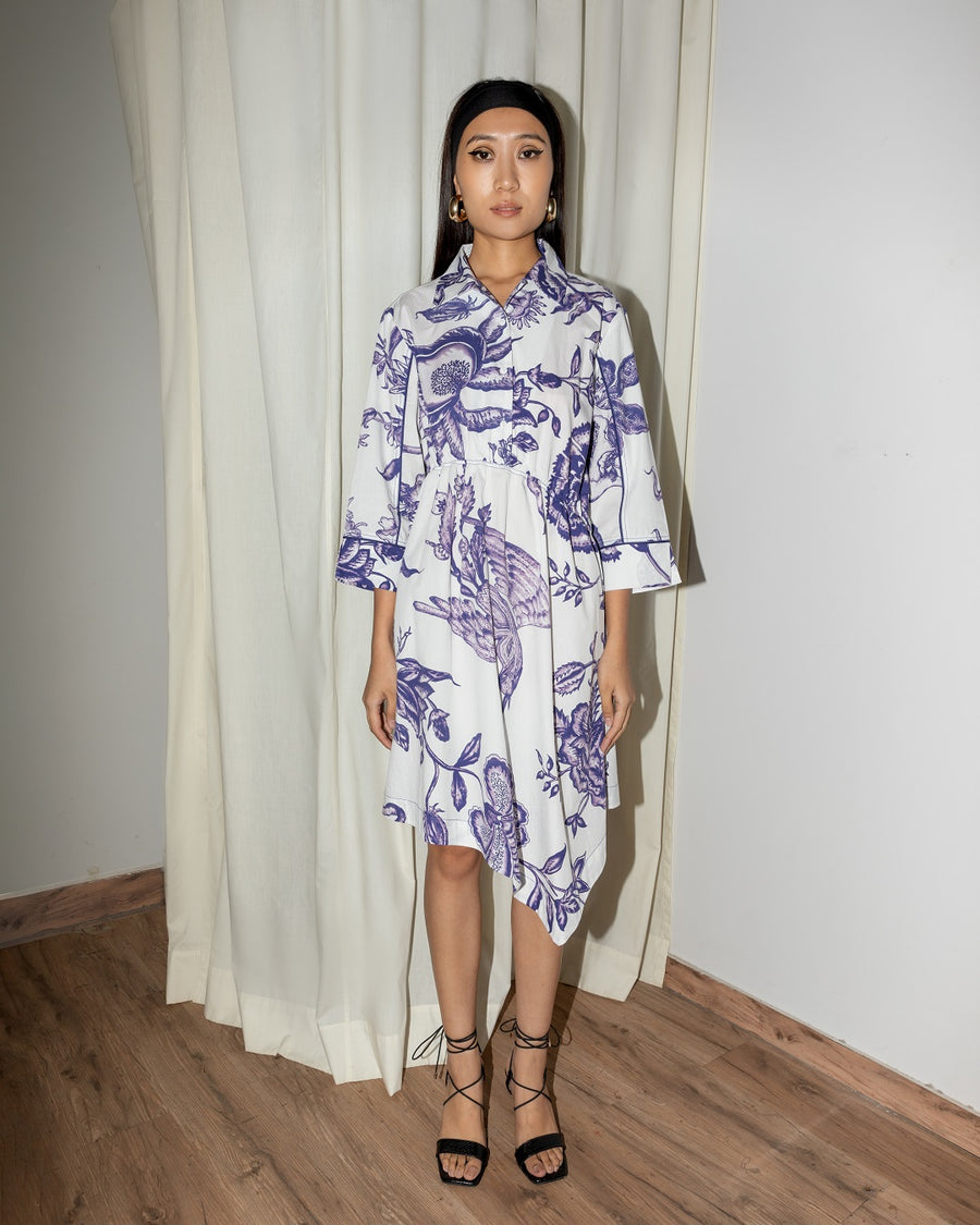Chinoiserie Hankerchief Dress