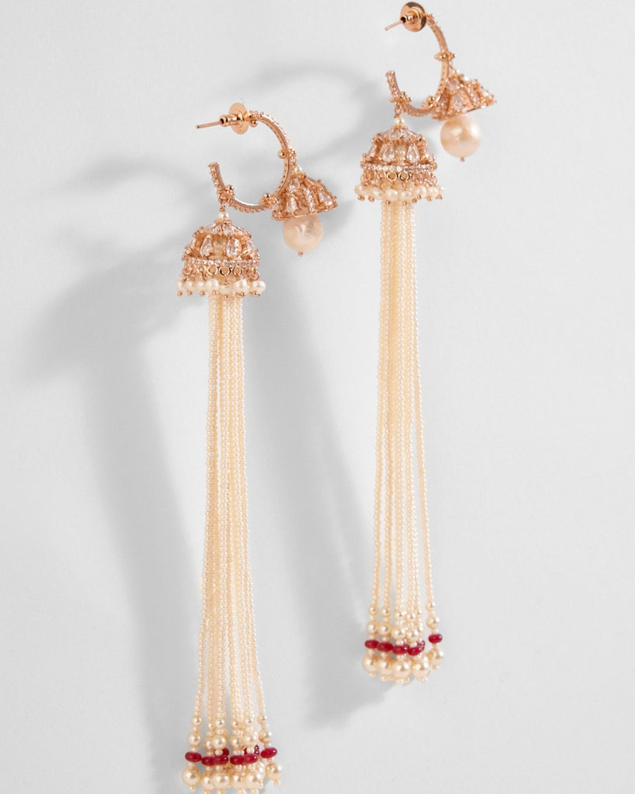 The Paloma Pearl Couture Hoops