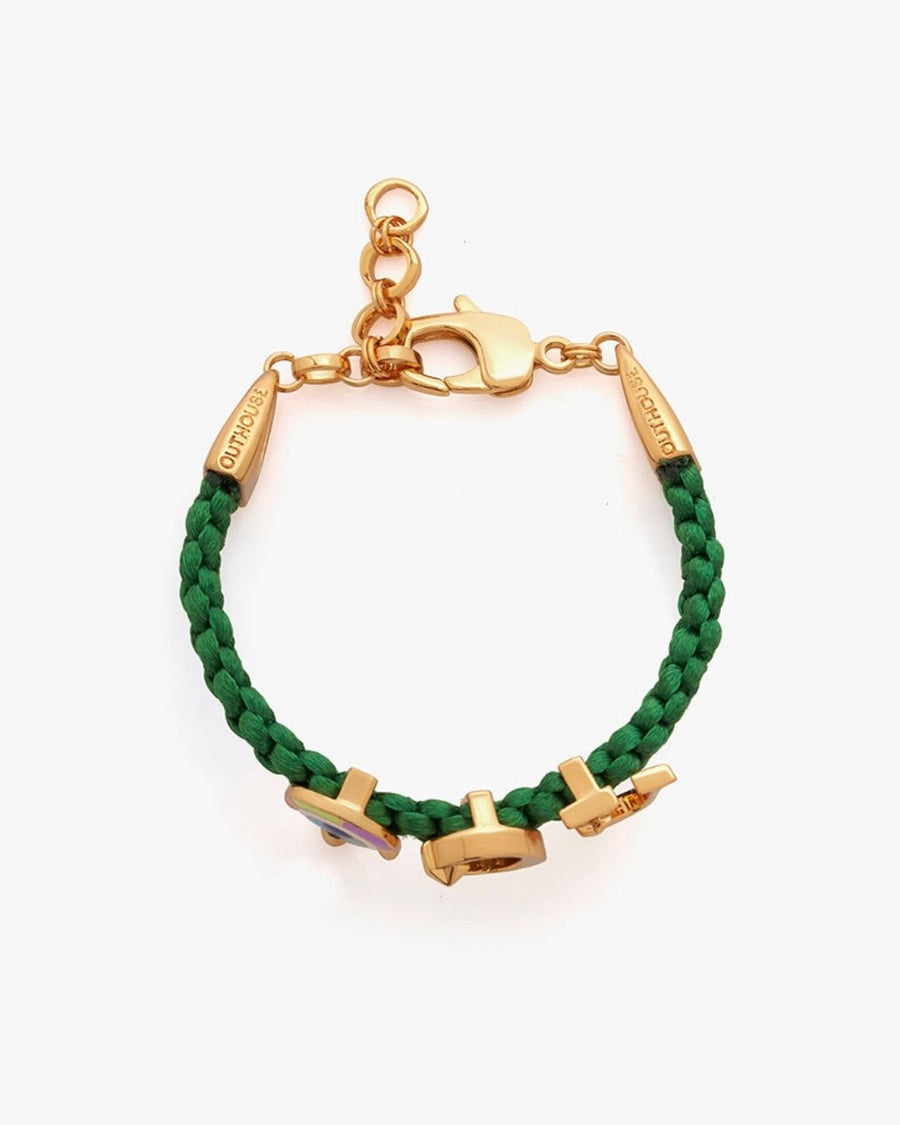 Love Links Bracelet in Green