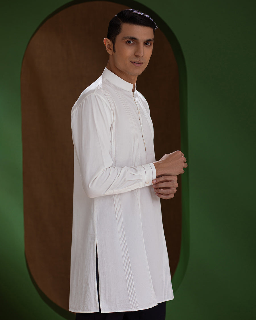 Pintuck Detail Kurta