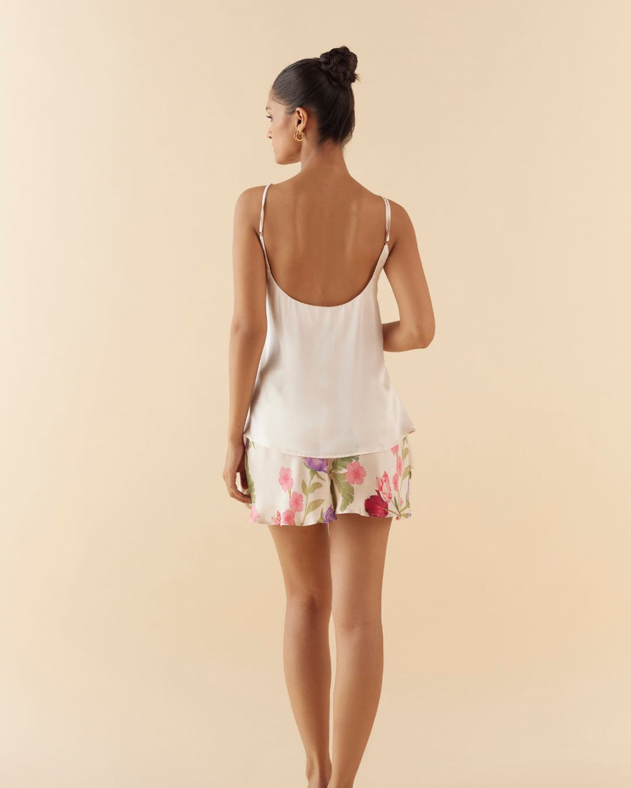 Ivory Floral Dream Camisole set