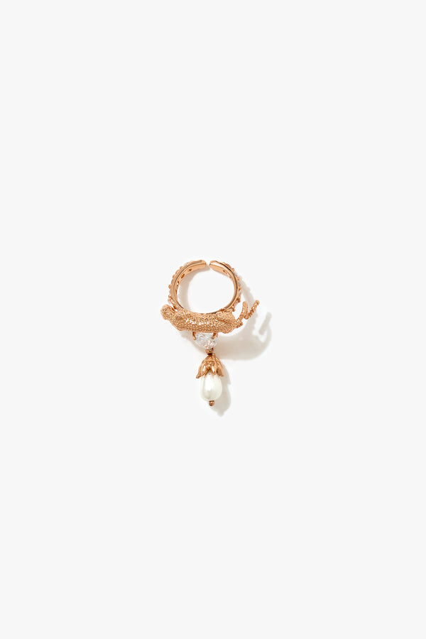 Leopard Feral Crest Ring