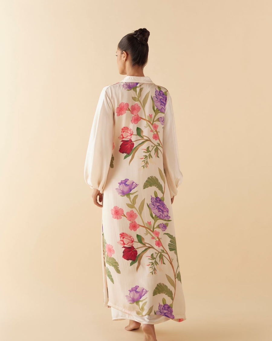 Floral Dream Silk Robe