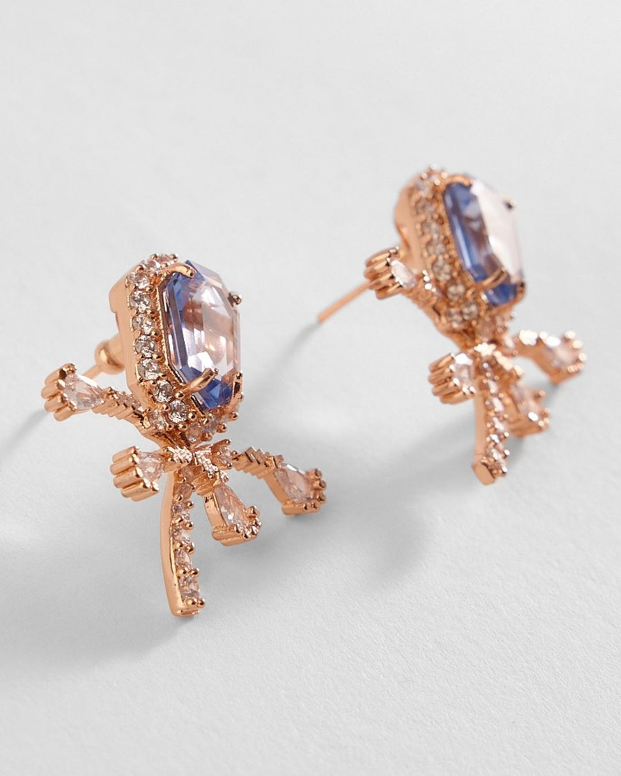 The Faena Mini Stud Earrings in Tanzanite