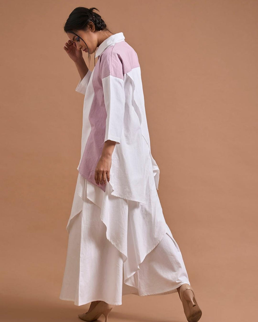 Khadi Fusion Asymmetrical Shirt