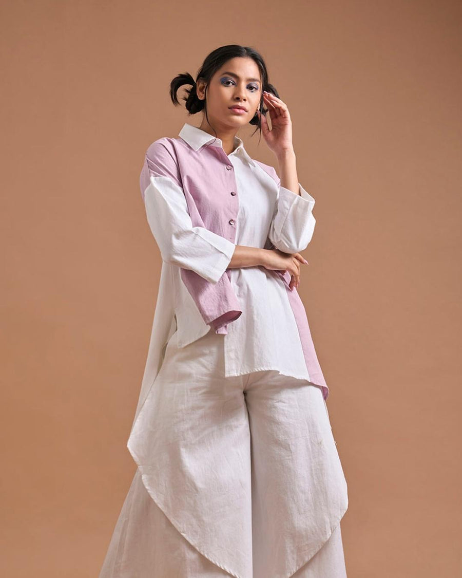 Khadi Fusion Asymmetrical Shirt