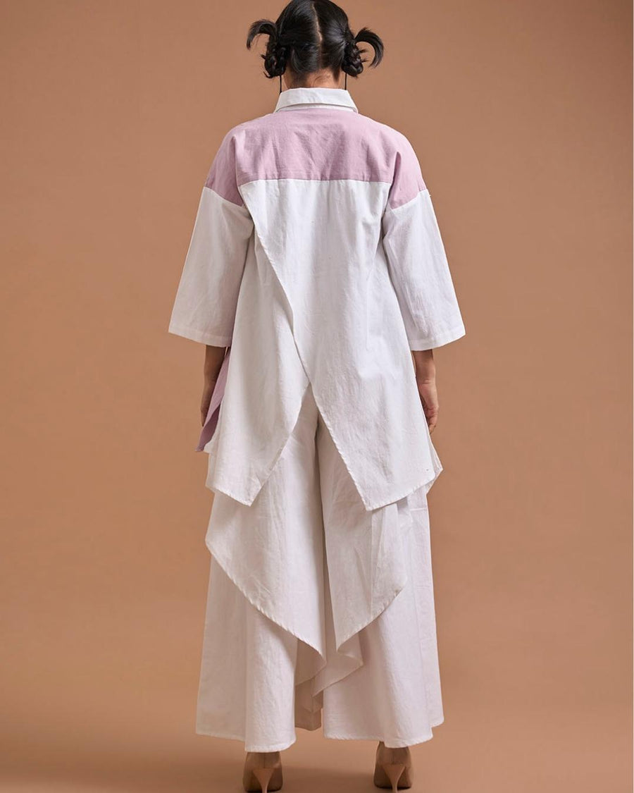 Khadi Fusion Asymmetrical Shirt