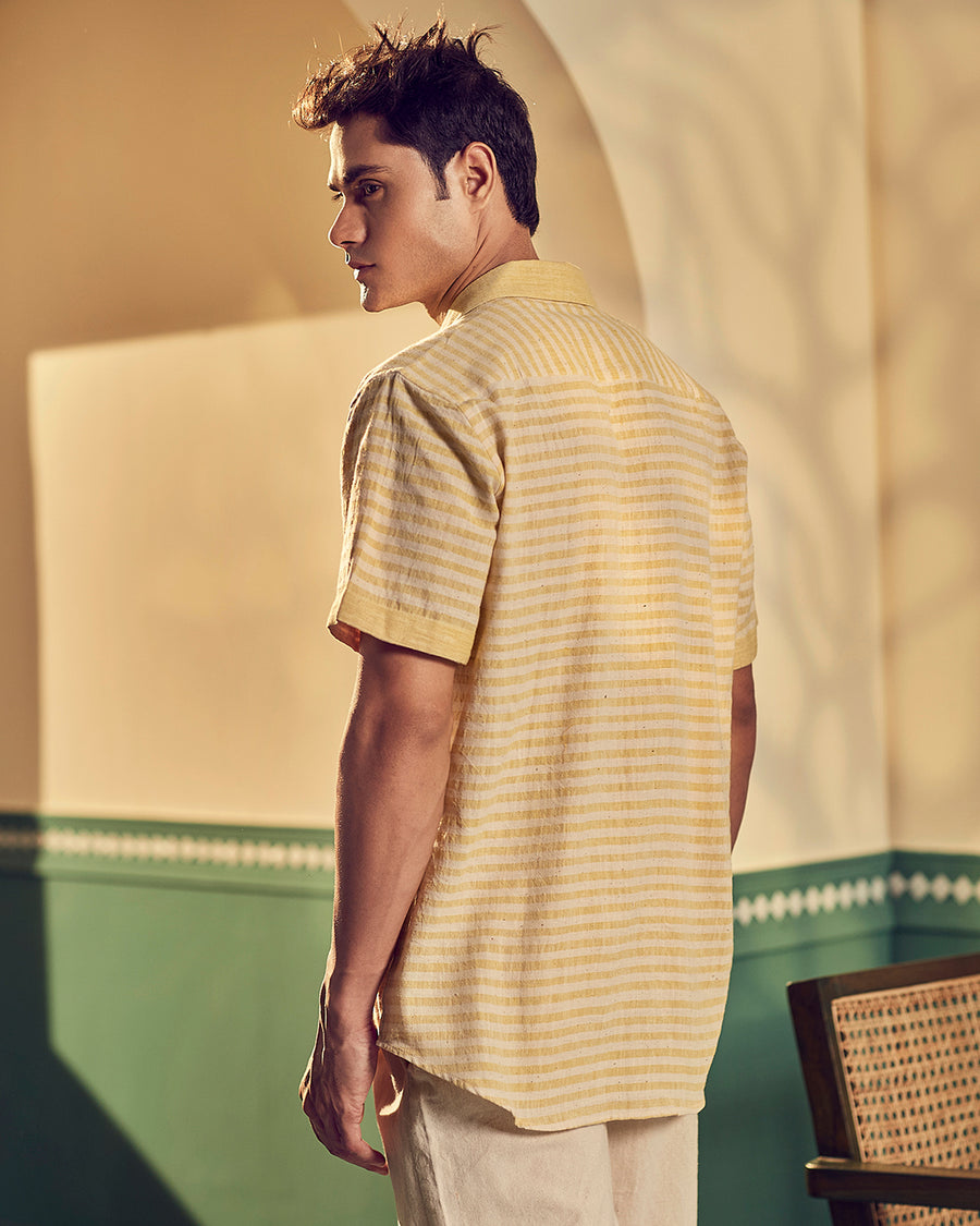 Vasant Handwoven Organic Cotton  Shirt