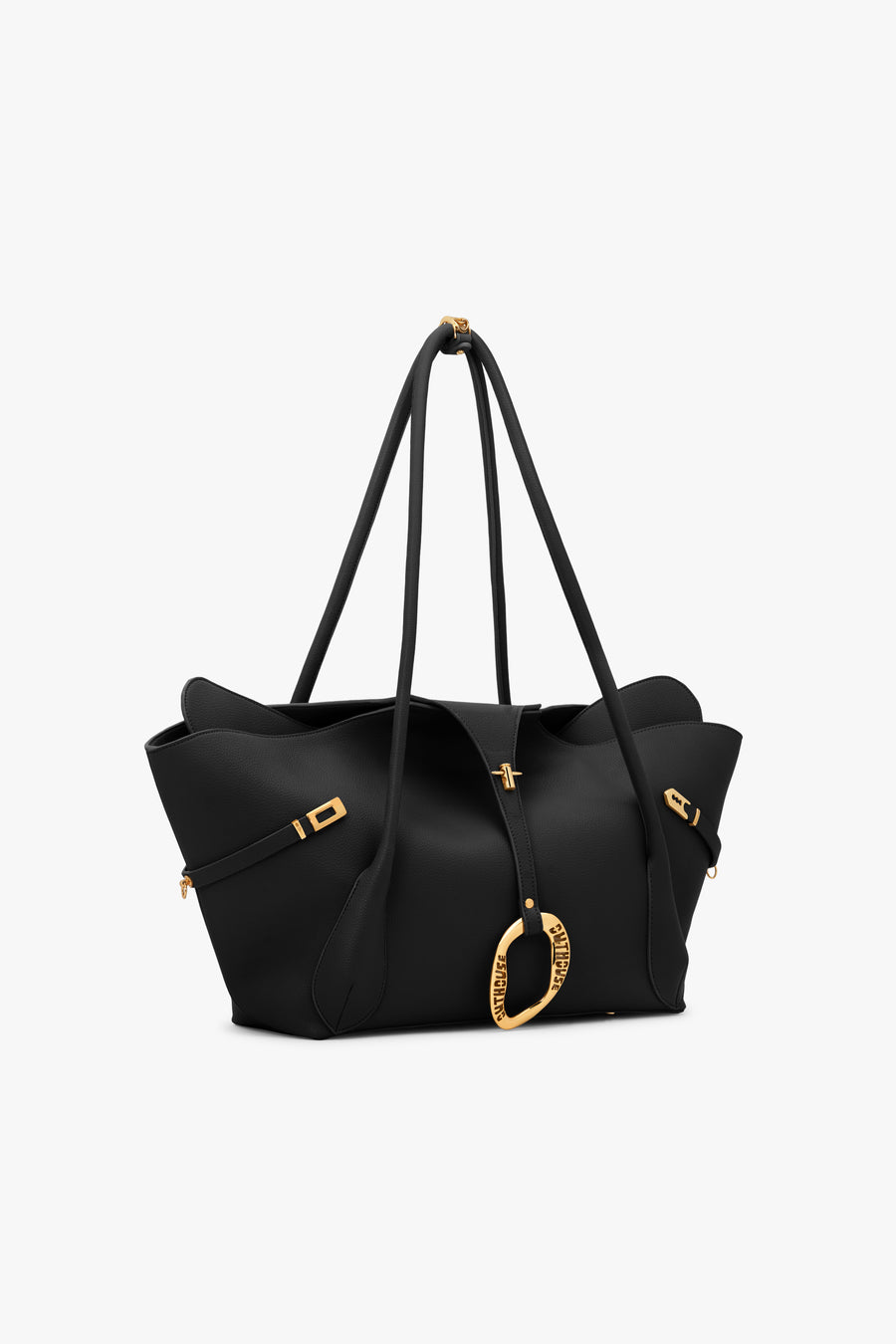 The Boss Tote in Raven Black