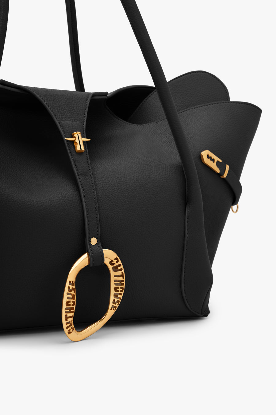 The Boss Tote in Raven Black