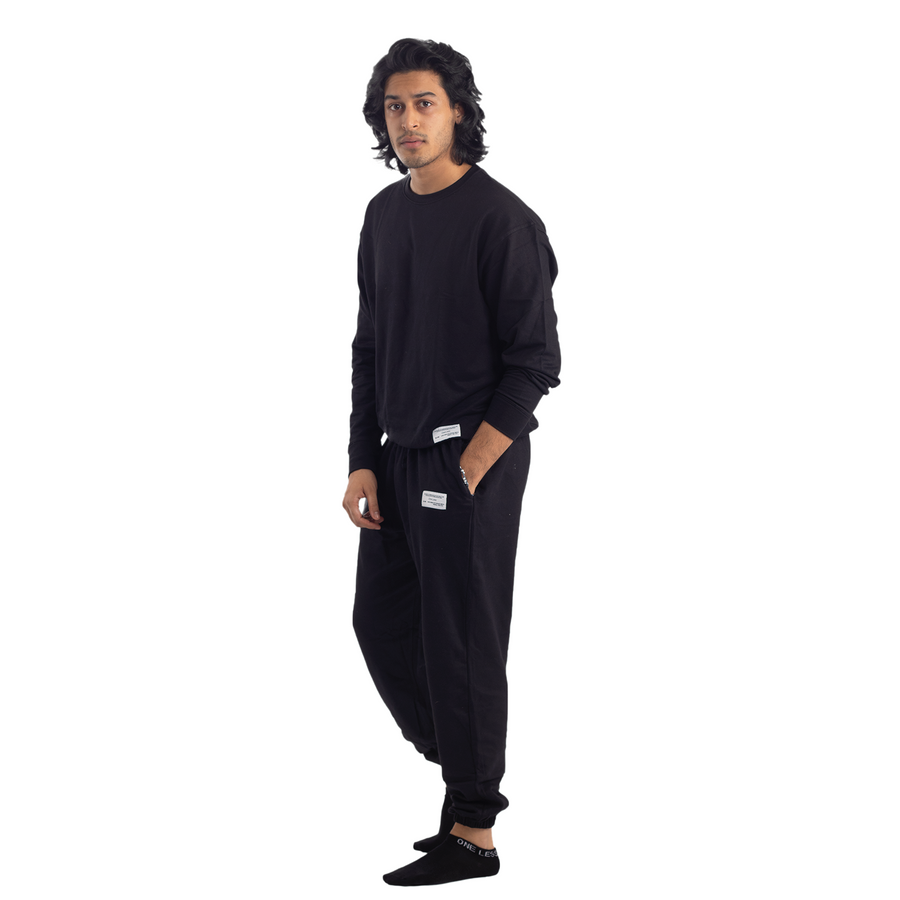 Organic Cotton Sweatpants - COAL