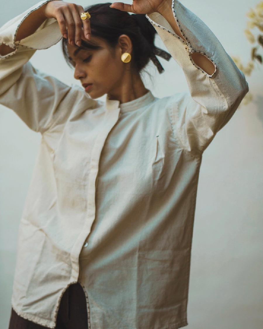 Sonder Mandarin Collar Blouse