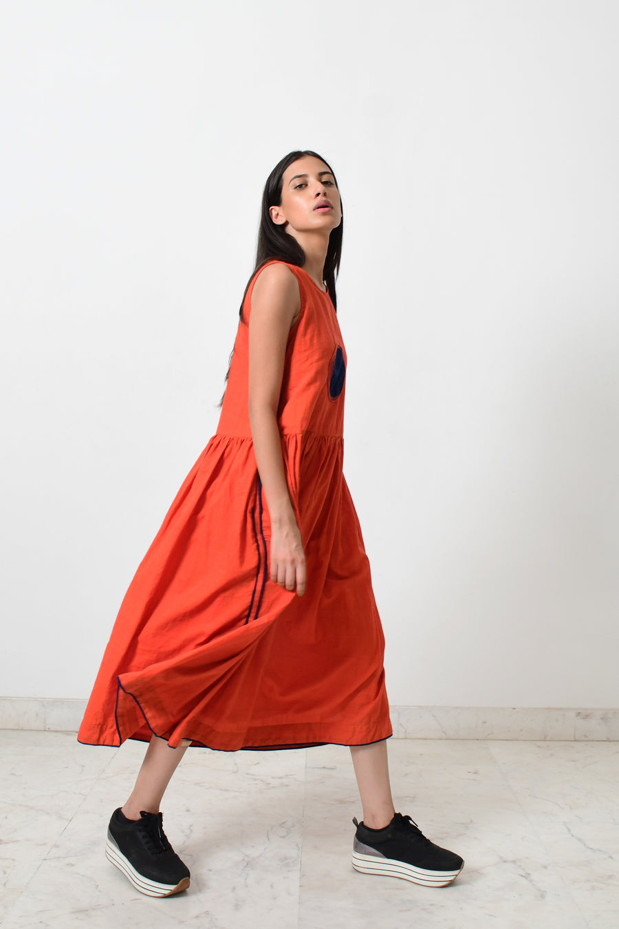 Khadi cresent moon dress