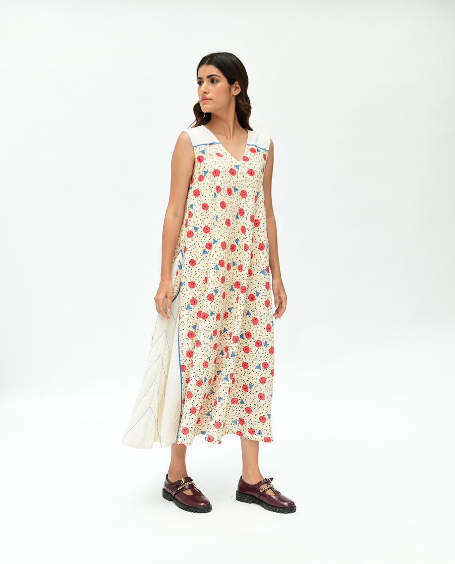 Space maxi dress