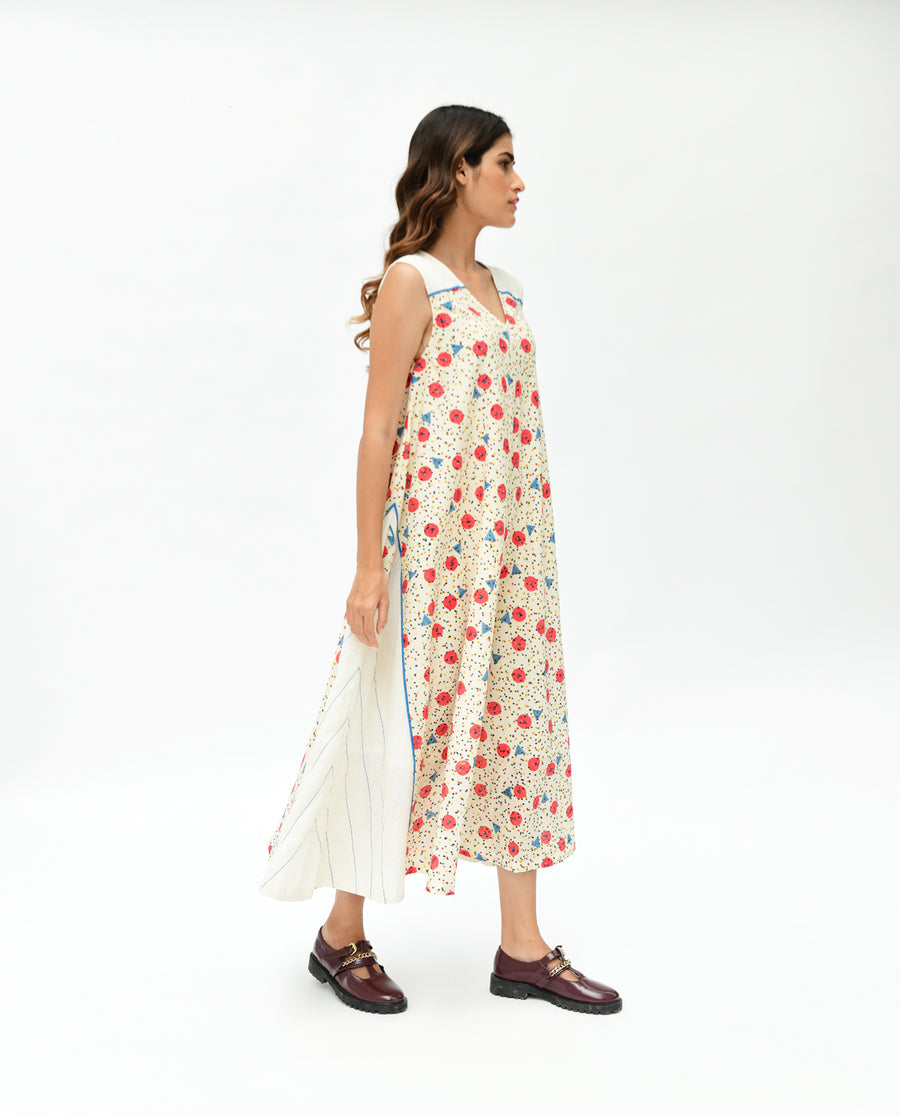 Space maxi dress