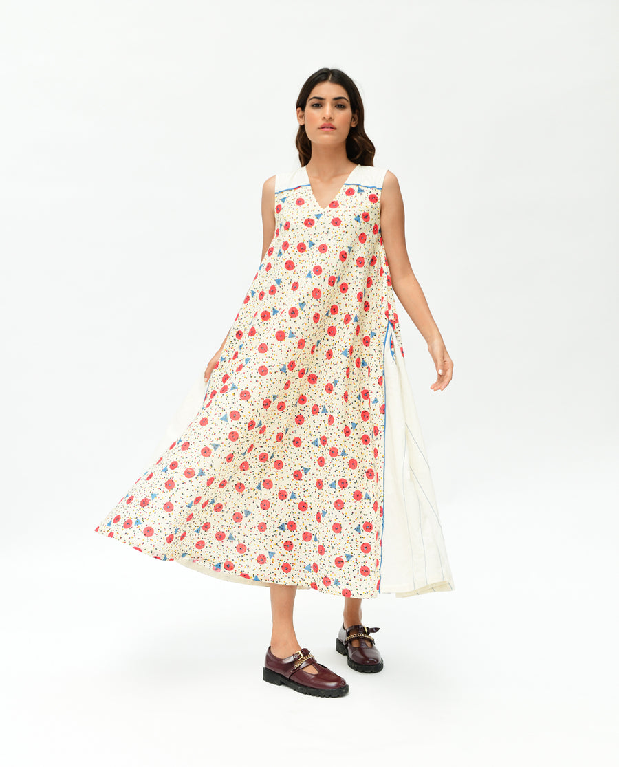 Space maxi dress