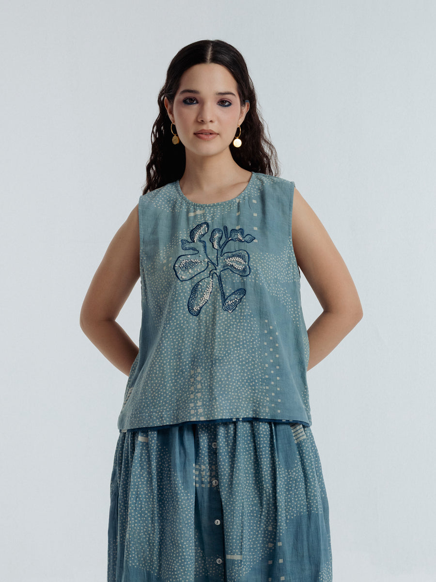 Indigo Sky Top
