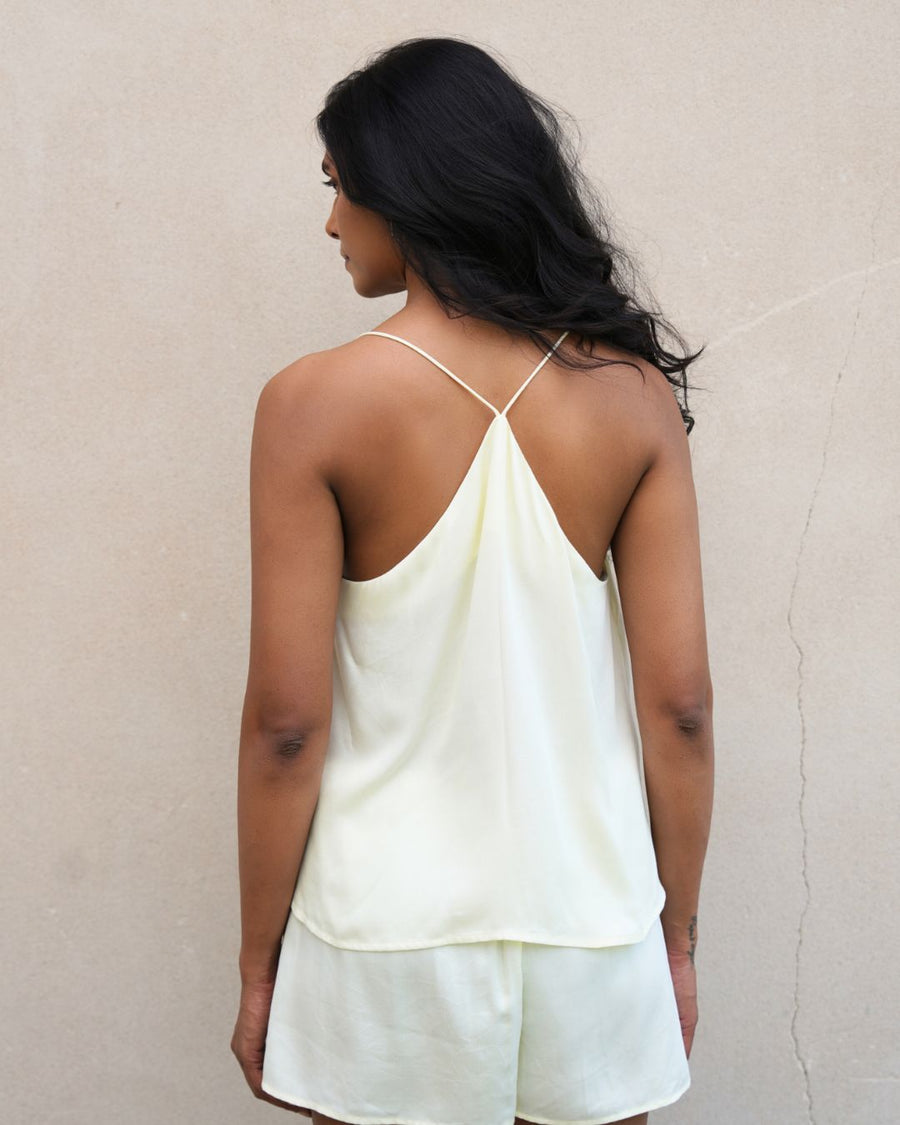 Ivory Yellow Camisole Set