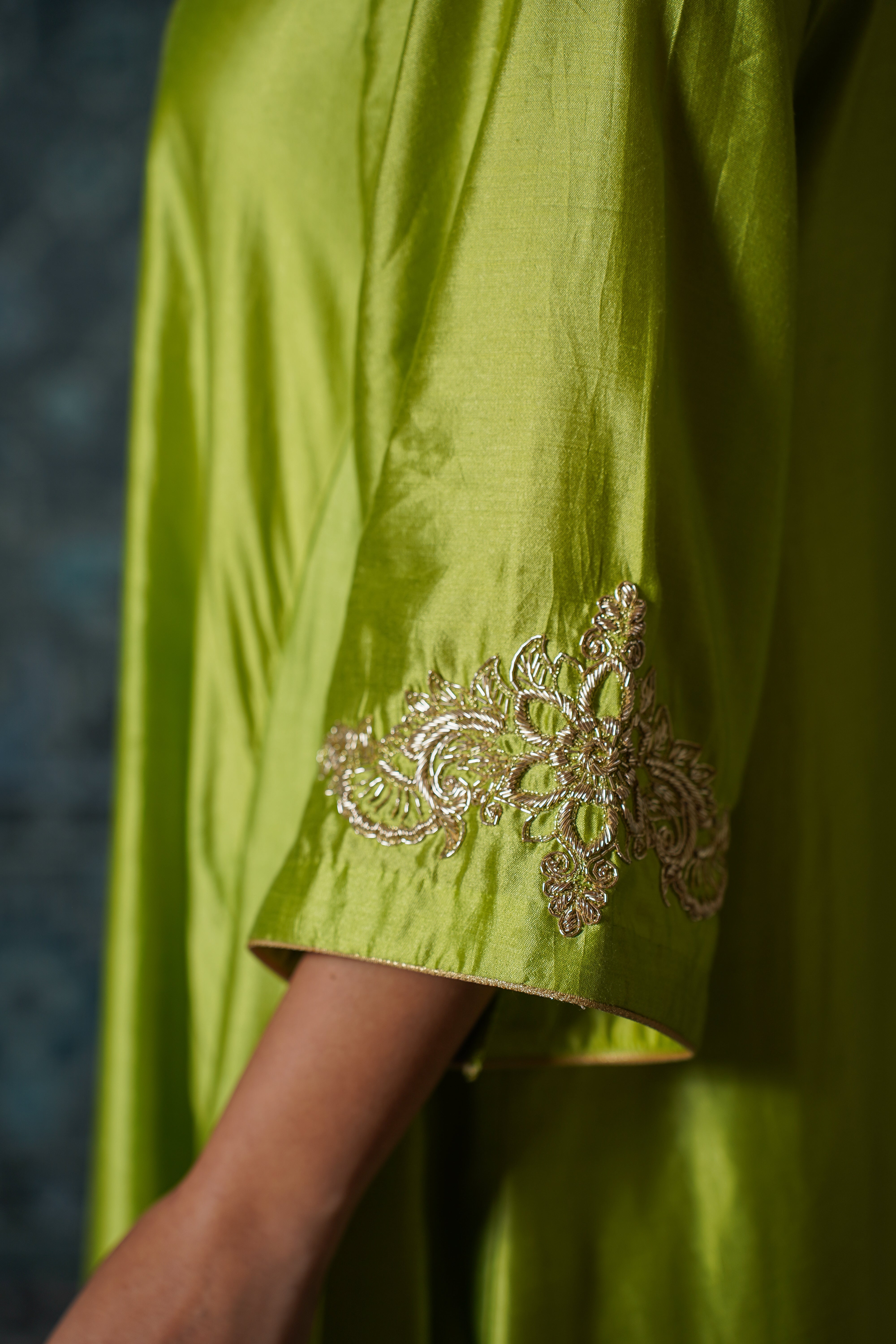 Eeda Noor Green Dress – Saahra