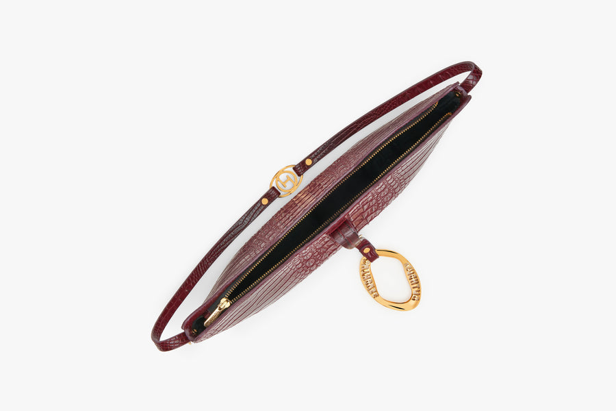 The Boss Swing in Crimson Croc