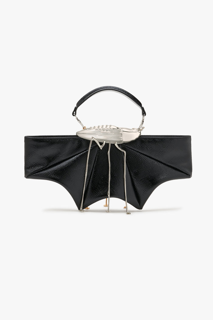 "The Koko Runway Klutch in Cosmos Black "