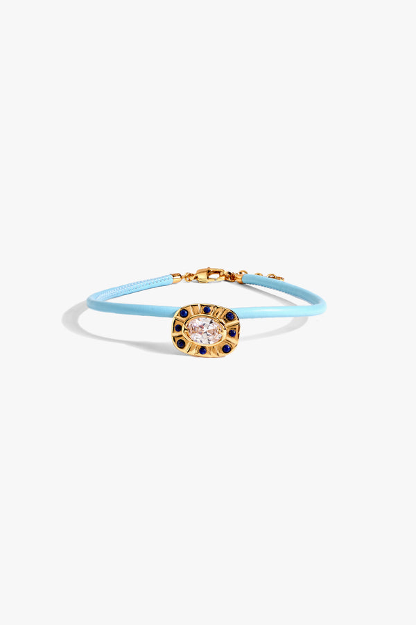 The Confessions Choker in Icy Blue