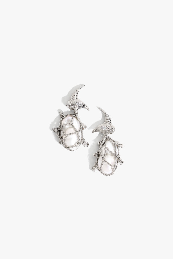 Silver SIren Drop Earrings