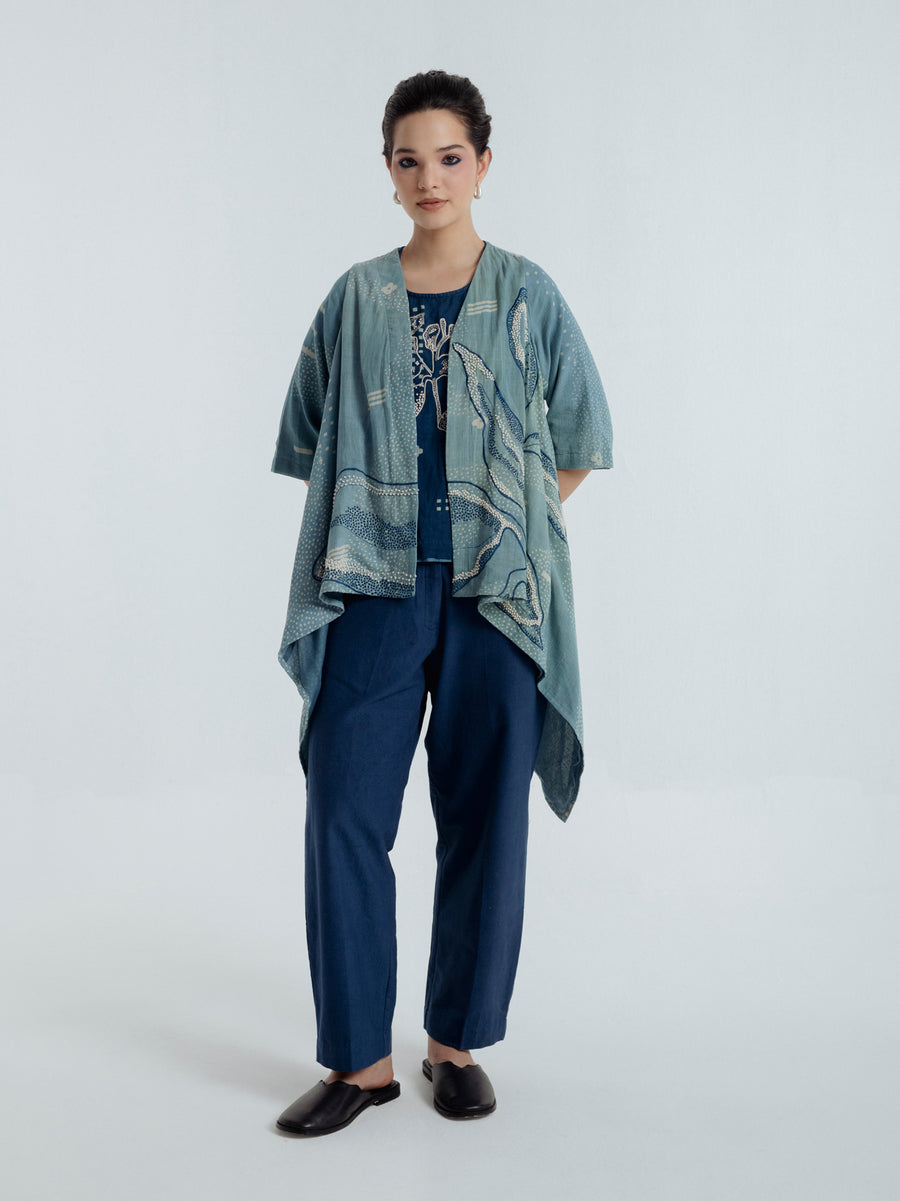 Indigo tri co-ord