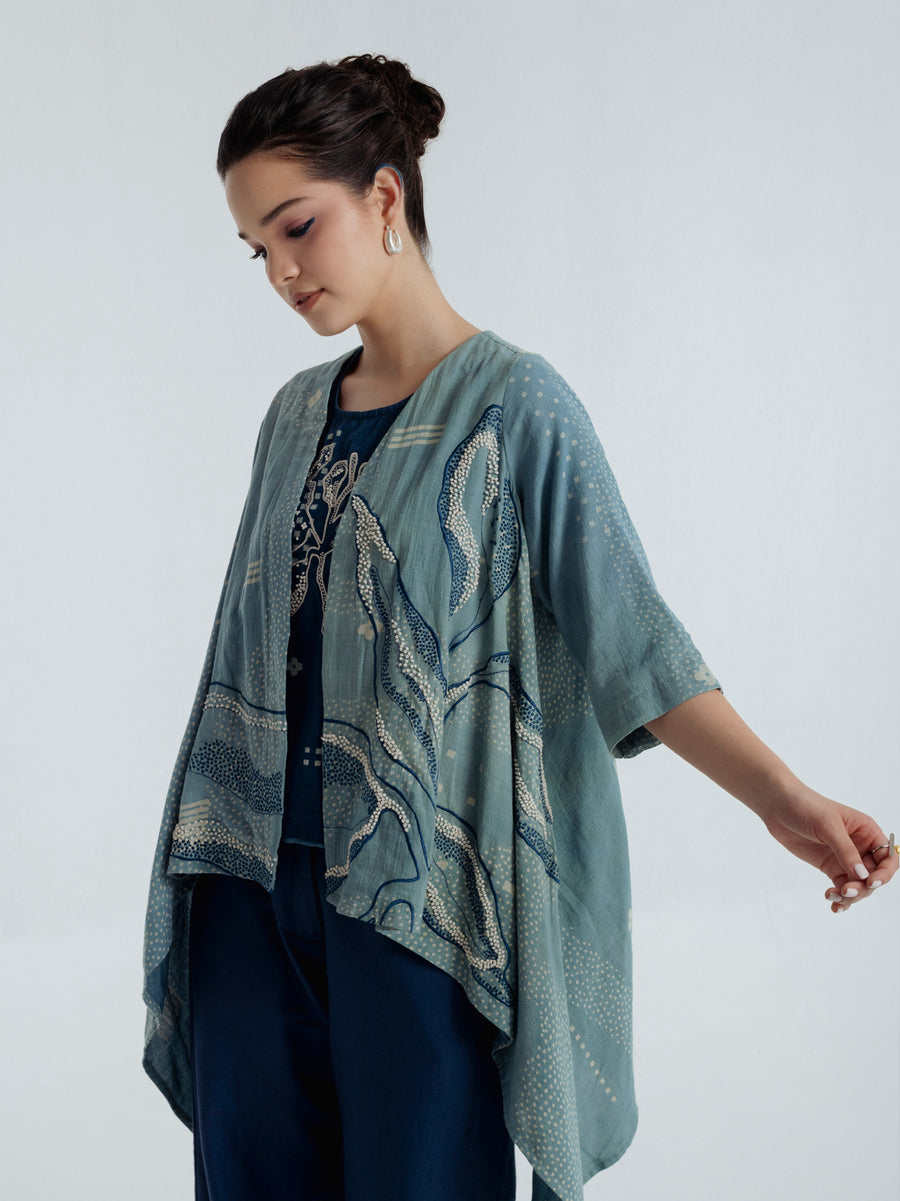 Indigo tri co-ord