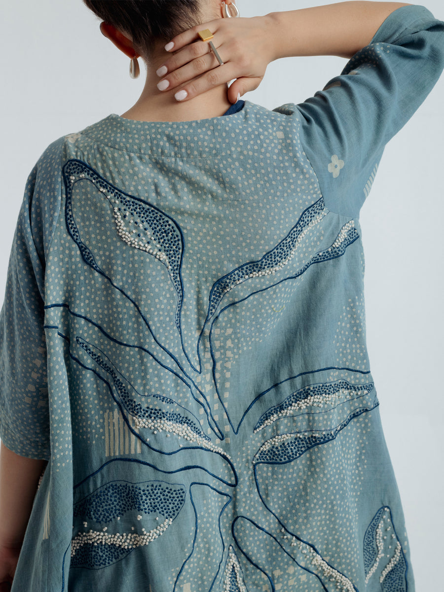 Indigo tri co-ord