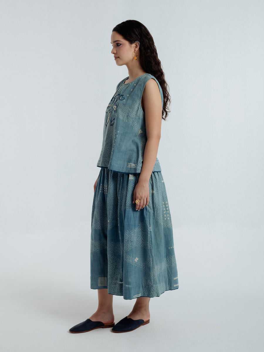 Indigo skirt