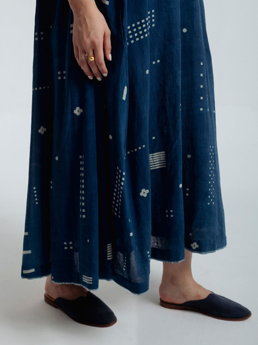 Indigo maxi