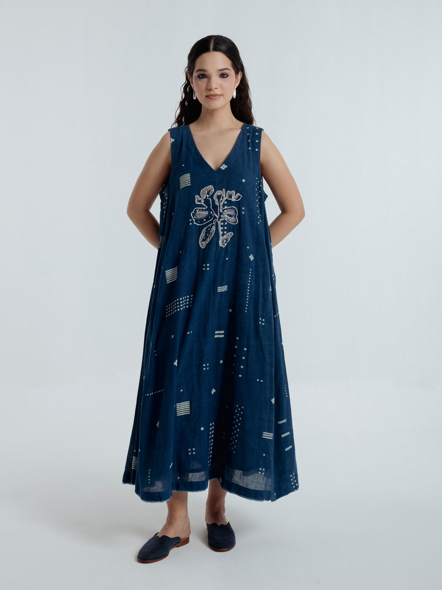 Indigo maxi