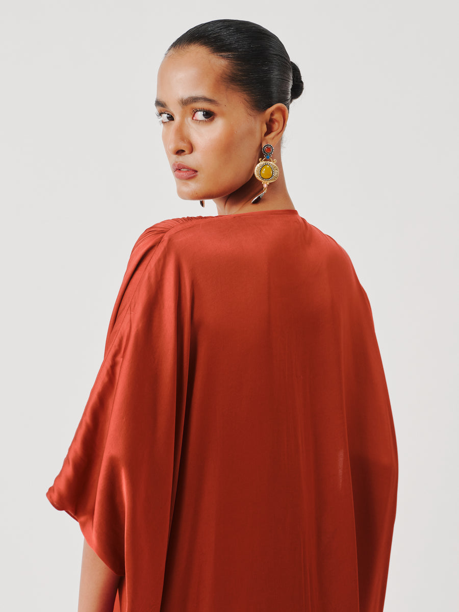 Regal Kaftan in Rust