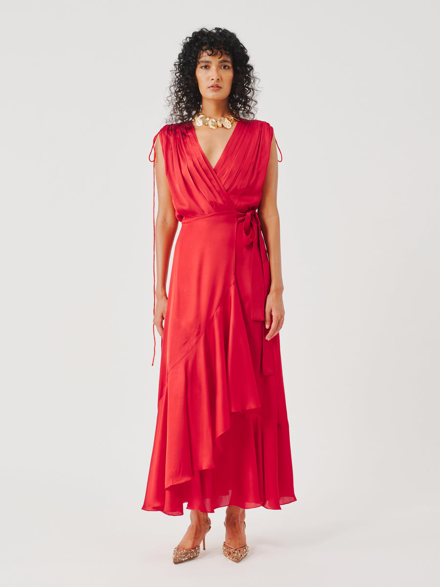 Rumba Dress in Red
