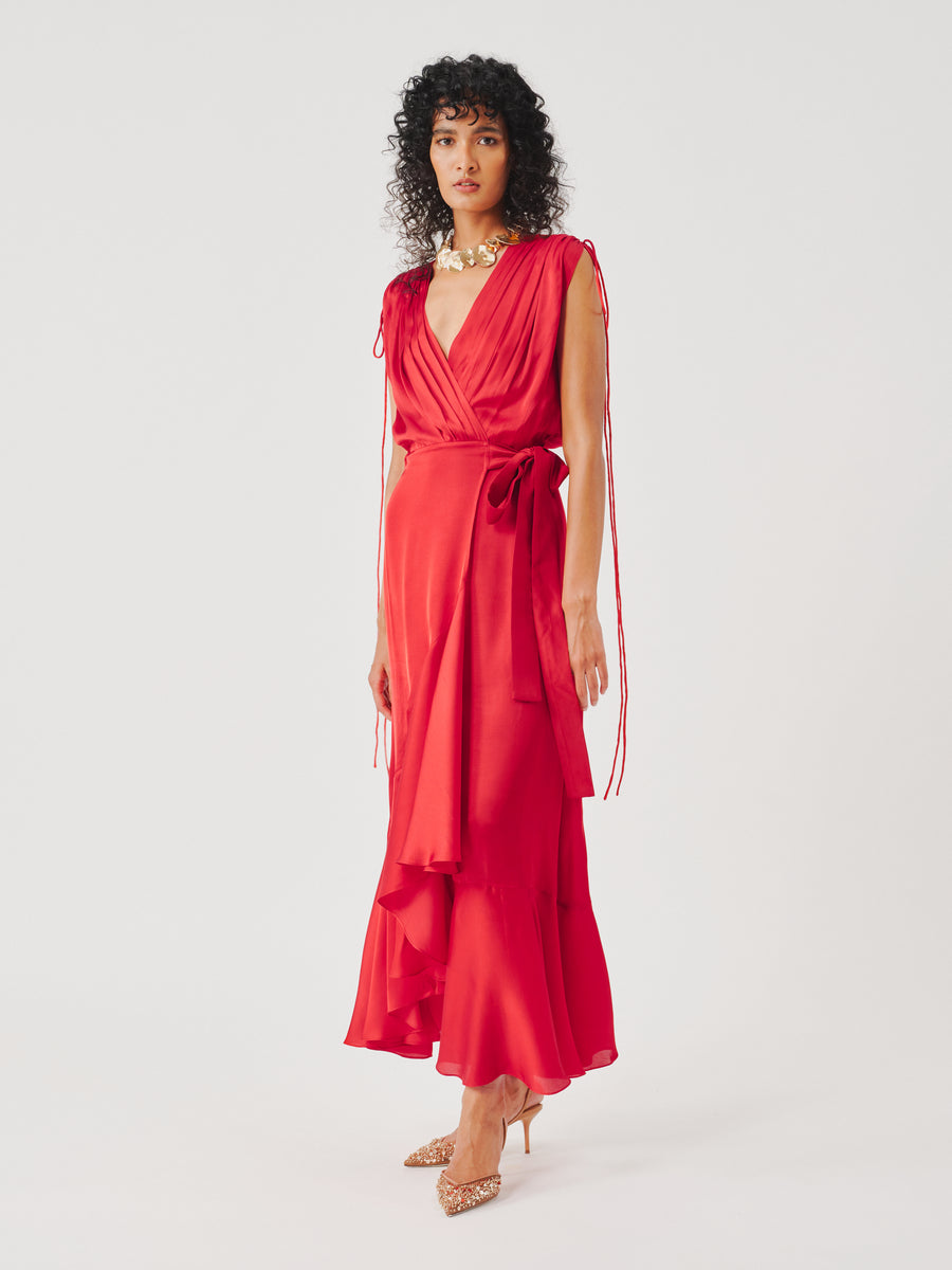 Rumba Dress in Red