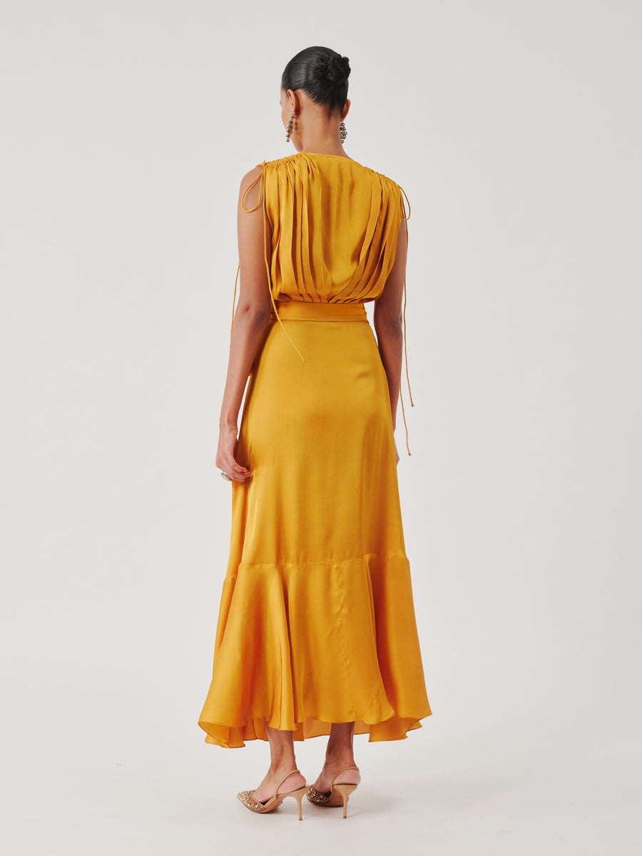 Rumba Dress in Mustard