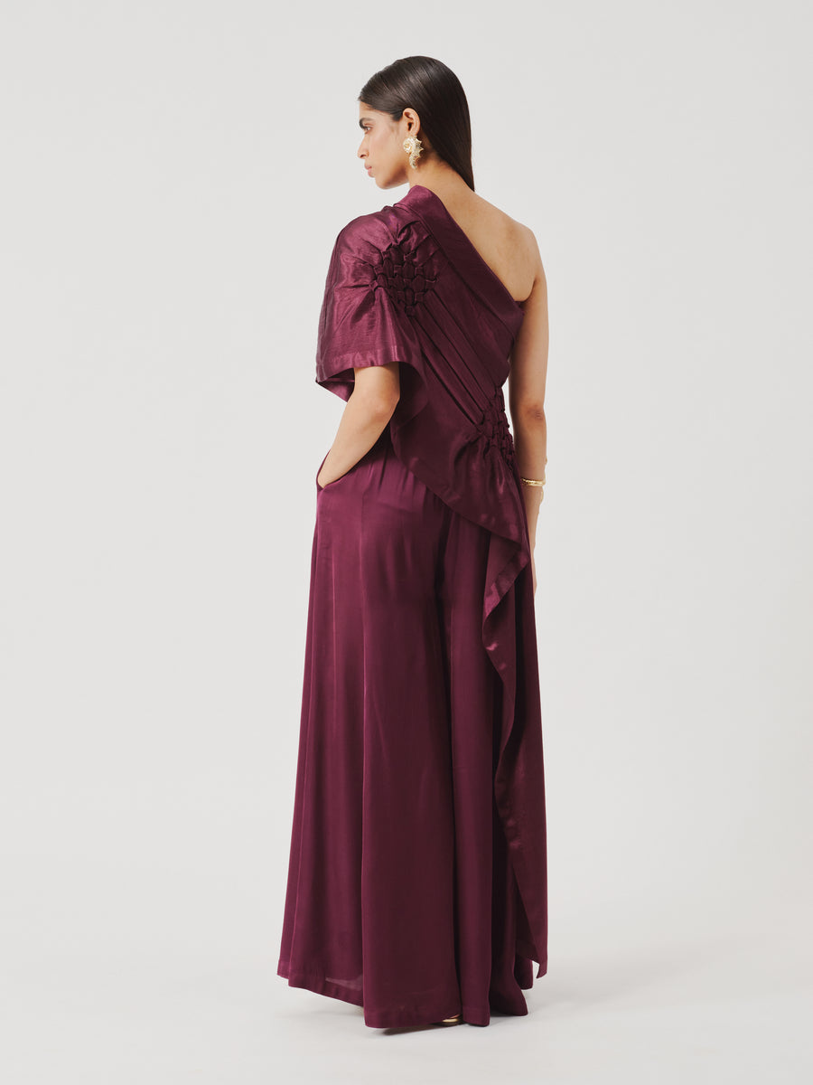 Soiree Pants in Burgundy