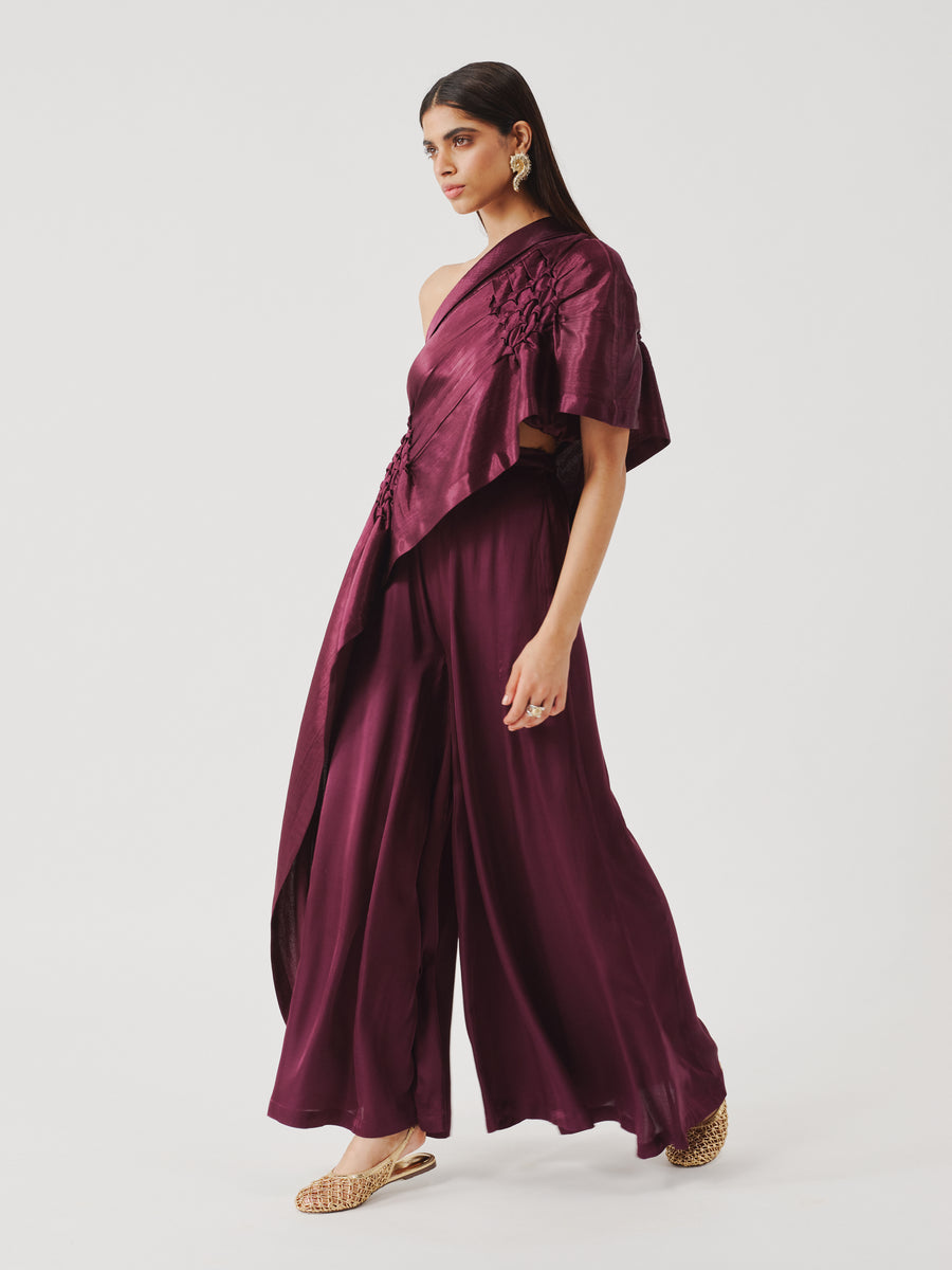 Soiree Pants in Burgundy