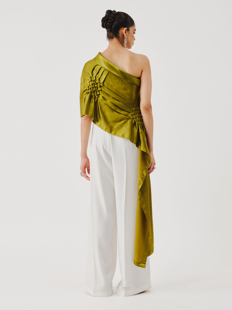 Pisa Top in olive Green